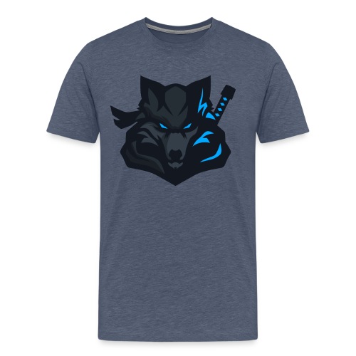 ShadowWolf Logo blau - Männer Premium T-Shirt