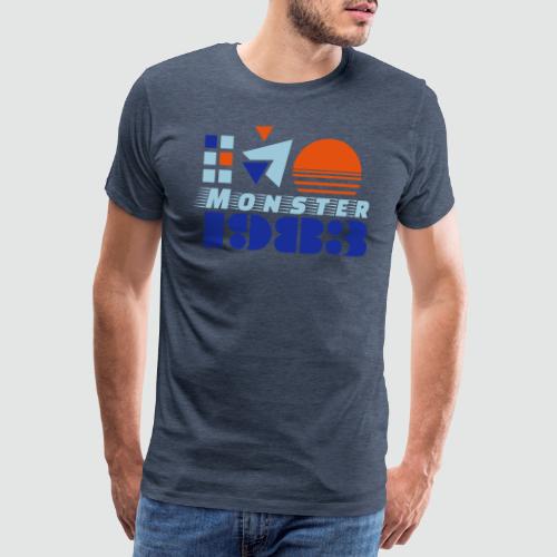 Monster1983 Retro 80 - Männer Premium T-Shirt