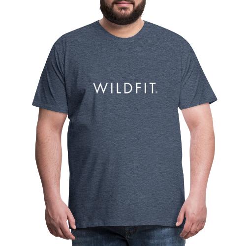Wildfit Logo Weiß - Männer Premium T-Shirt