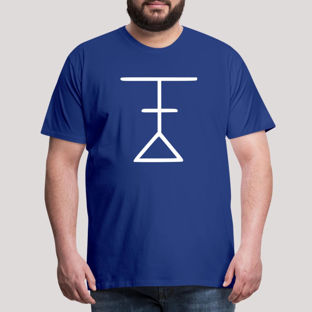 Ynglist Rune Weiß - Männer Premium T-Shirt Königsblau
