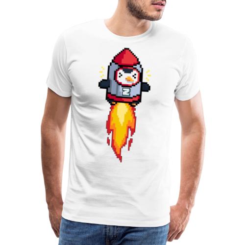 ZooKeeper Moon Blastoff - Men's Premium T-Shirt