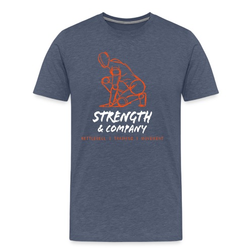 STRENGTH Company logo - Mannen Premium T-shirt