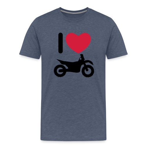 I love biking - Männer Premium T-Shirt
