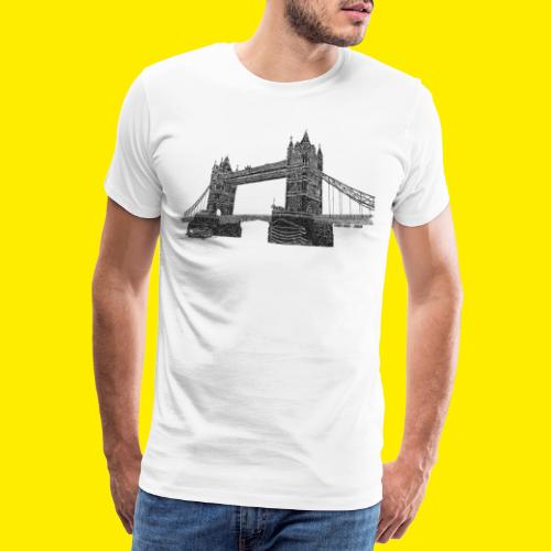 London Tower Bridge - Mannen Premium T-shirt