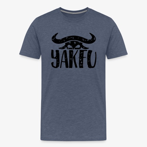 YakFu (Black) - Männer Premium T-Shirt