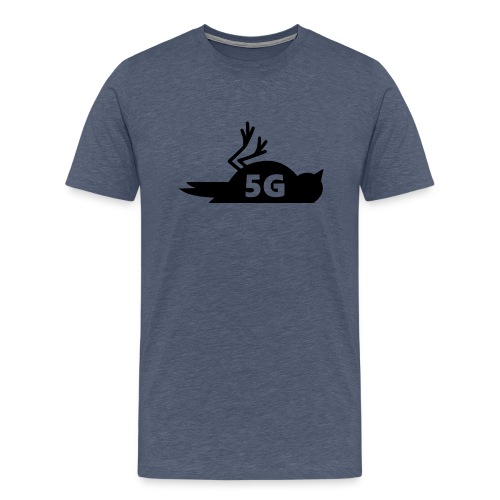 5G Dead Bird Black - Mannen Premium T-shirt