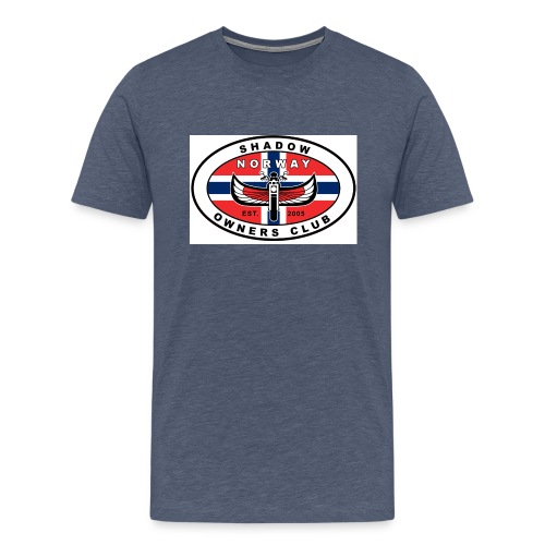 SHOC Norway Patch jpg - Premium T-skjorte for menn