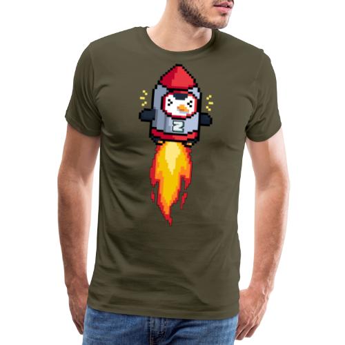 ZooKeeper Moon Blastoff - Men's Premium T-Shirt