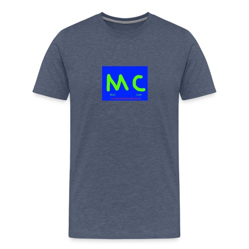 MainCraft Logga Blå - Premium-T-shirt herr