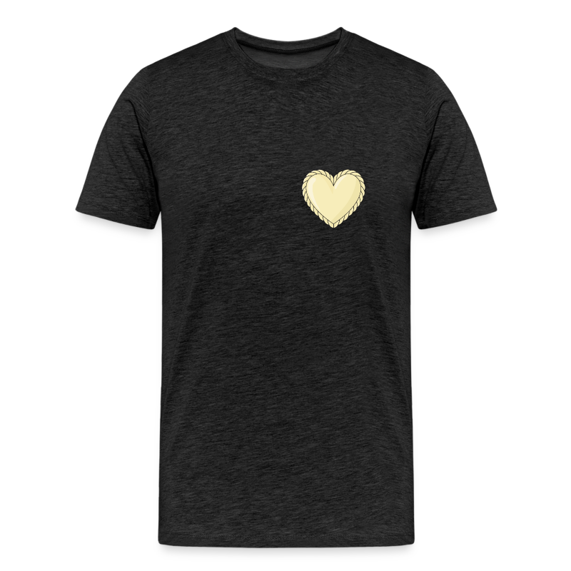 Kasnudel-Herz - Männer Premium T-Shirt