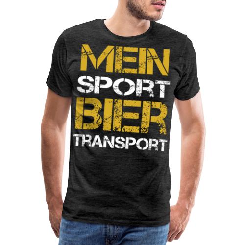 Mein Sport Biertransport - Männer Premium T-Shirt