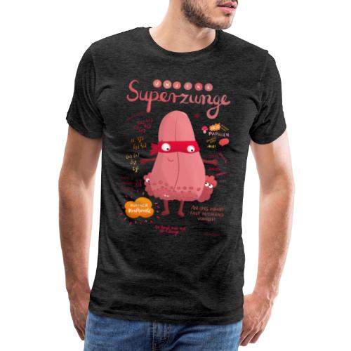 Superzunge *Anatomy Cartoon Art* - Männer Premium T-Shirt