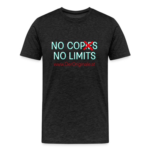 derOriginale.at Logo No Cops No Limits - Männer Premium T-Shirt