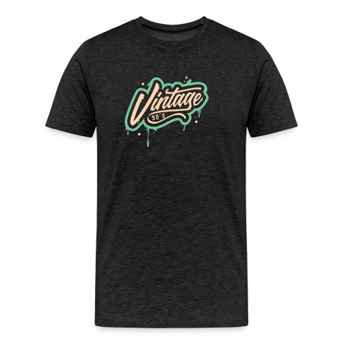 vintage 90 s design - Männer Premium T-Shirt