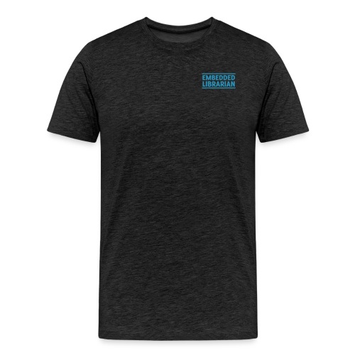 embedded librarian | zweizeilig mit linien - Männer Premium T-Shirt