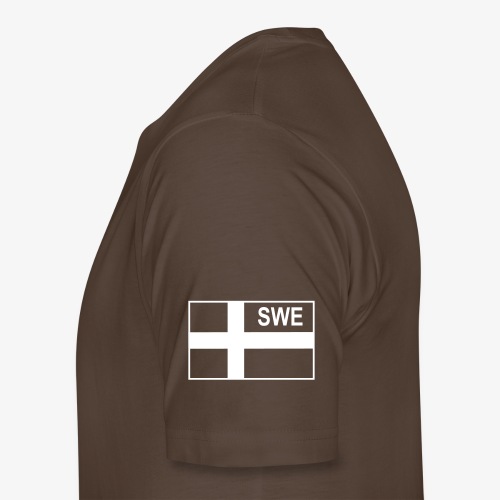 Svensk taktisk flagga (Negativ) - Sverige - Premium-T-shirt herr