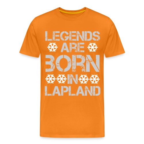 Legends are born in Lapland - Miesten premium t-paita