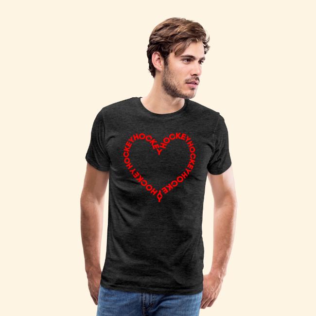 Hockey Valentines Day Heart - Hart - Herz