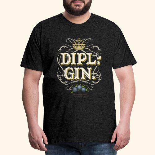 Gin Design Dipl.-Gin - Männer Premium T-Shirt