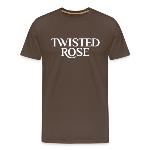 Twisted Rose Front and Back - Männer Premium T-Shirt