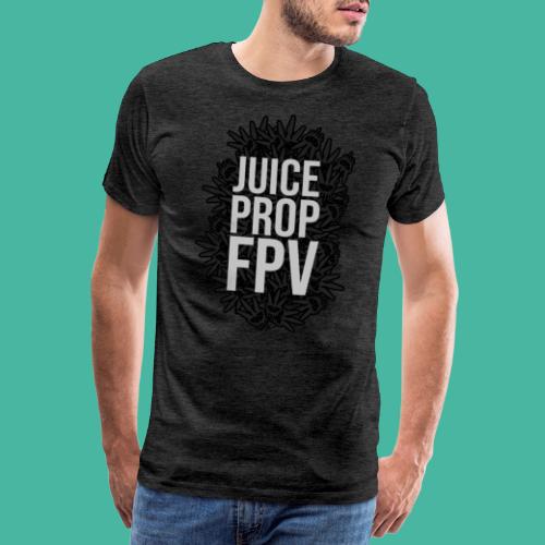 JuicePropFPV LOGO Pile TEXT Black - Männer Premium T-Shirt