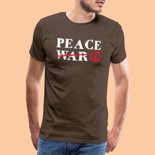 Peace - not war - Men's Premium T-Shirt