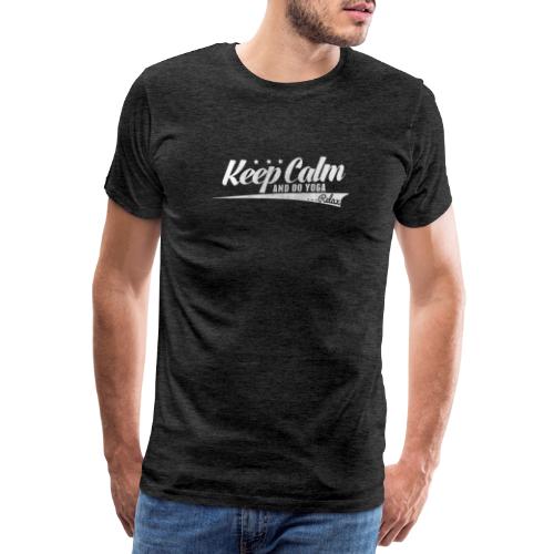 Yoga Relax Keep Calm - Männer Premium T-Shirt