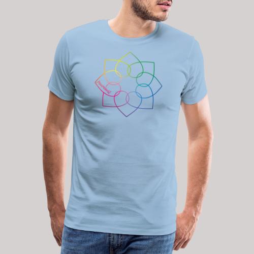 Verbundene Herzen - Männer Premium T-Shirt