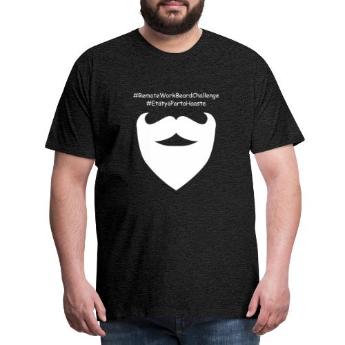 Remote Work Beard Challenge - Men's Premium T-Shirt