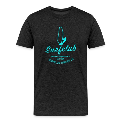 Surfclub cyan - Männer Premium T-Shirt