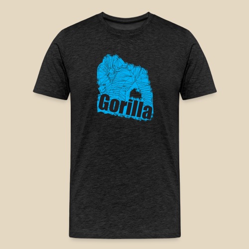 Blue Gorilla - T-shirt Premium Homme