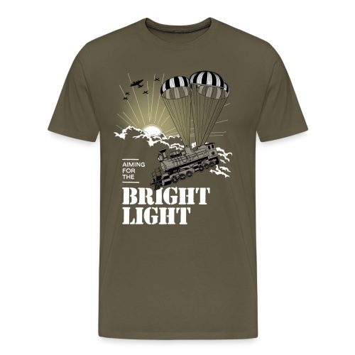 brightlight print png - Herre premium T-shirt