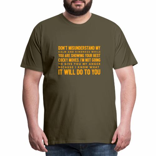 confidence - Herre premium T-shirt