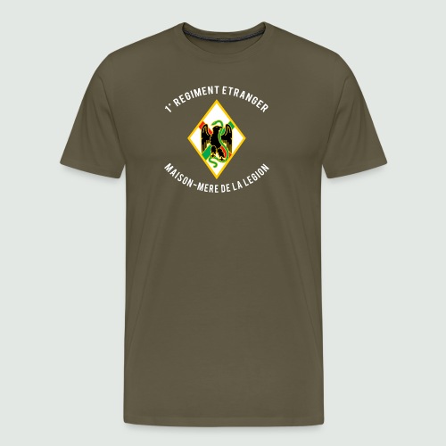 1 RE - Regiment Etranger - Maison Mere - T-shirt Premium Homme