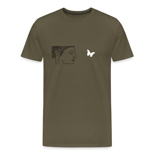 budha et papillon - T-shirt Premium Homme