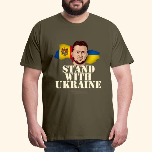 Ukraine Selenskyj T-Shirt Moldawien - Männer Premium T-Shirt
