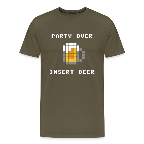 Party over - Men's Premium T-Shirt
