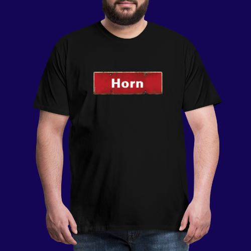 Hamburg- Horn: Antik-Ortsschild ist Dein Statement - Männer Premium T-Shirt