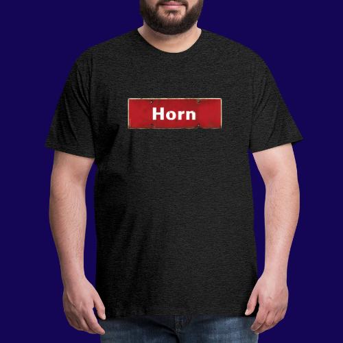 Hamburg- Horn: Antik-Ortsschild ist Dein Statement - Männer Premium T-Shirt