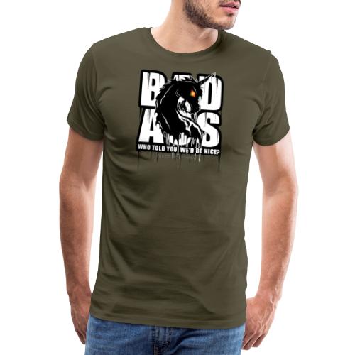 Bad Ass Unicorn - Männer Premium T-Shirt
