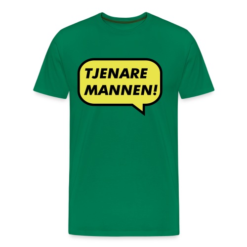 Tjenare Mannen - Premium-T-shirt herr