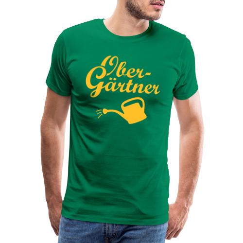 Garten Gärtner - Obergärtner mit Gießkanne - Männer Premium T-Shirt