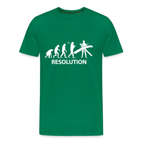Resolution Evolution Army - Men's Premium T-Shirt