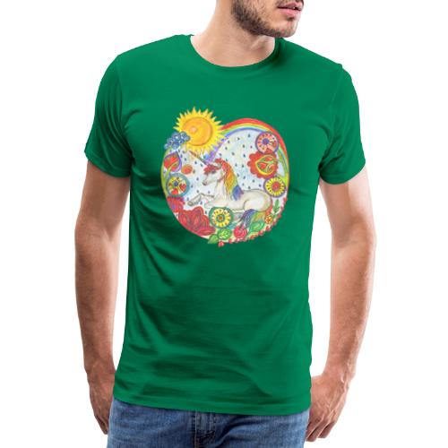 RegenBogenEinhorn - Männer Premium T-Shirt