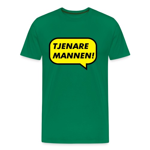 Tjenare Mannen - Premium-T-shirt herr
