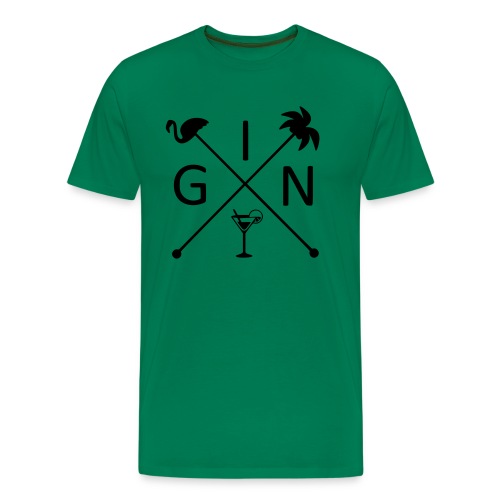 GIN Logo - Männer Premium T-Shirt