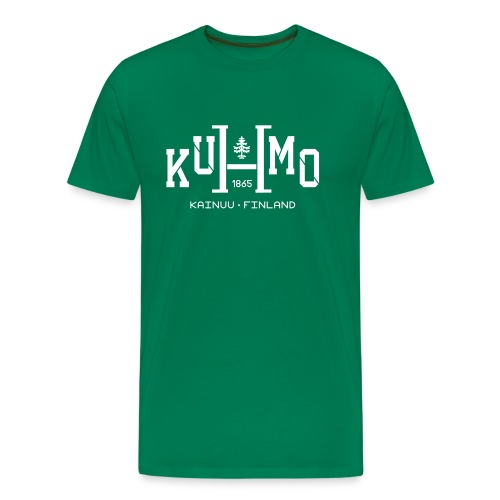 Kuhmo_vaakuna - Miesten premium t-paita
