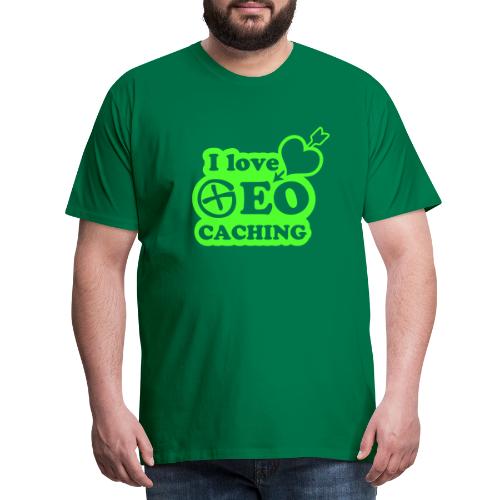I love Geocaching - 1color - 2011 - Männer Premium T-Shirt
