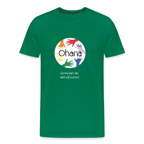Logo mit weißem Text - Männer Premium T-Shirt