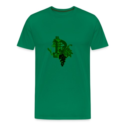 Paping Dranken Groen - Mannen Premium T-shirt